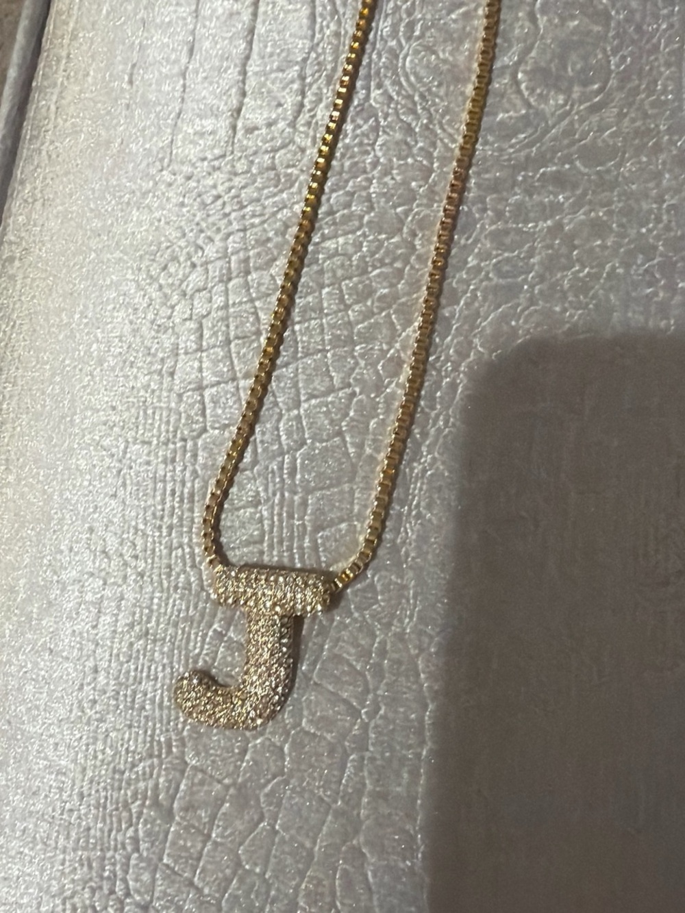Target Gold-Tone J Initial Pendant Necklace